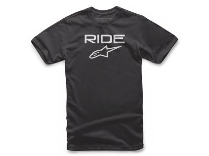 Dětské černé tričko RIDE 2.0 TEE Alpinestars krátké 3038-72010 1020 (Varianta S)