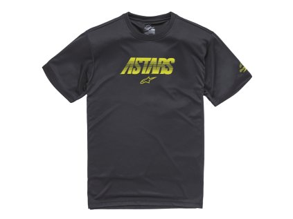 Pánské černé prémiové tričko TECH ANGLE PREMIUM TEE Alpinestars krátké 1210-73220 10 (Varianta S)