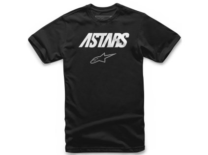 Pánské černé tričko ANGLE COMBO TEE Alpinestars krátké 1119-72000 10 (Varianta S)