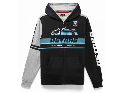 Pánská černá mikina OVERTAKE HOODIE Alpinestars 1230-53175 10 (Varianta S)