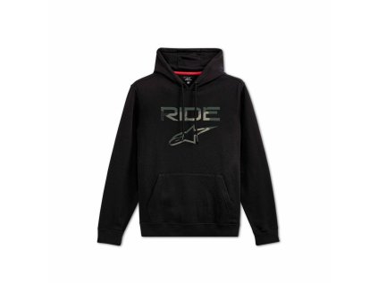 Pánská černá mikina RIDE 2.0 CAMO HOODIE 1212-51900 10 (Varianta S)