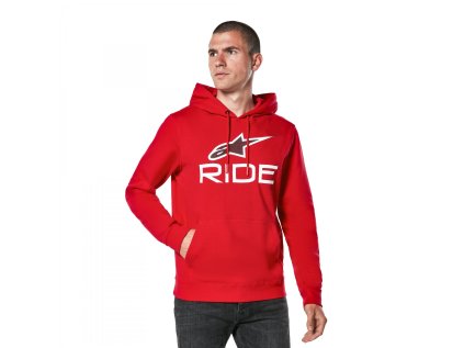 Pánská červená mikina RIDE 4.0 HOODIE Alpinestars 1214-51820 321 (Varianta M)