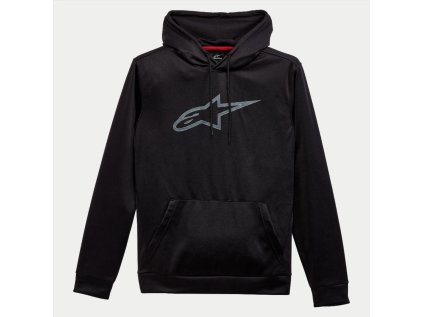 Pánská černá mikina INCEPTION ATHLETIC HOODIE Alpinestars 1232-51500 10 (Varianta M)