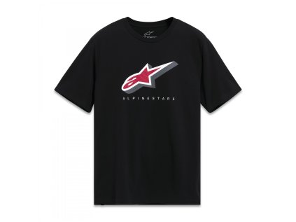 Pánské černé tričko QUICKER CSF SS TEE Alpinestars 1244-72240 10 (Varianta S)