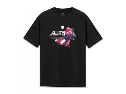 Pánské bílé tričko R BOOT CSF SS TEE Alpinestars 1244-72180 10 (Varianta S)