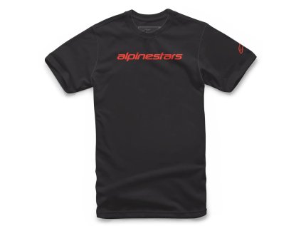 Pánské modré tričko LINEAR WORDMARK TEE Alpinestars 1212-72020 1523 (Varianta S)