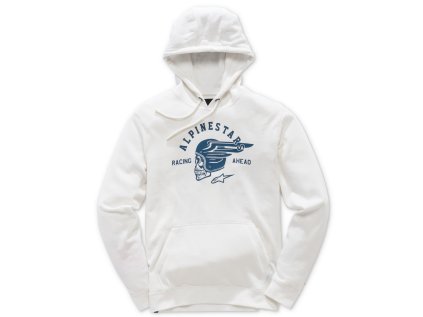 Pánská bílá mikina SKULLISION FLEECE Alpinestars 1018-51114 2070 (Varianta S)