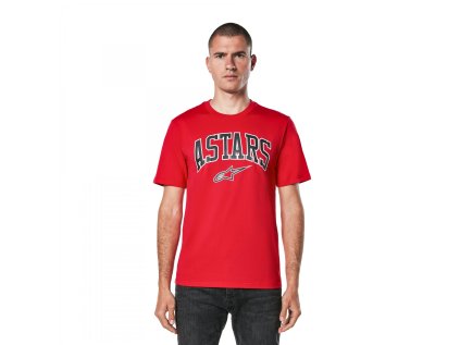Pánské červené tričko DUNKER CSF TEE Alpinestars 1214-73120 30 (Varianta S)