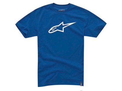 Pánské modro-bílé tričko AGELESS CLASSIC TEE Alpinestars krátké 1032-72030 7920 (Varianta S)