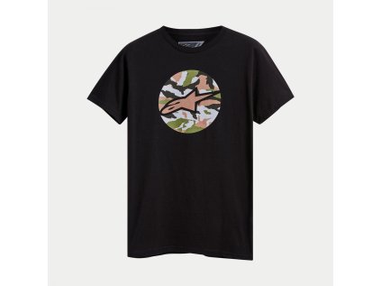 Pánské černé tričko CAMO DISK TEE Alpinestars 1233-72200 10 (Varianta M)