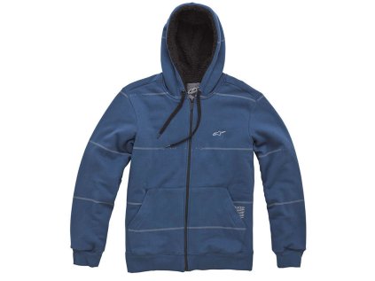 Pánská modrá mikina PROPER SHERPA ZIP Alpinestars 1043-53015 70 (Varianta S)