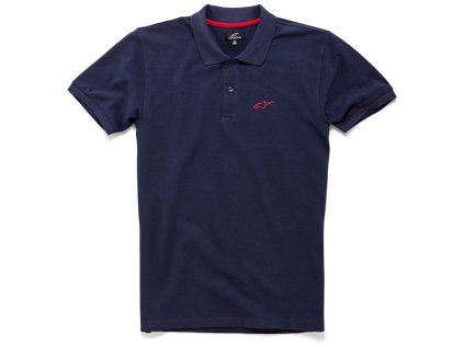 Pánské modré polo EFFORTLESS Alpinestars krátké 1036-42008 70 (Varianta M)