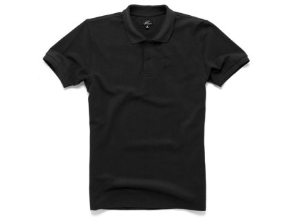 Pánské černé polo EFFORTLESS Alpinestars krátké 1036-42008 10 (Varianta S)