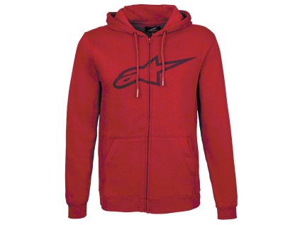 Pánská červená mikina AGELESS FLEECE Alpinestars 1017-53007 30 (Varianta M)