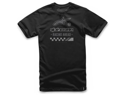Pánské černé tričko AHEAD TEE Alpinestars krátké 1037-72024 10 (Varianta M)