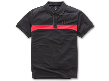 Pánské černé polo VICTORY Alpinestars 1018-41002 10 (Varianta S)