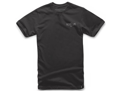 Pánské černé tričko RIDE ON TEE Alpinestars krátké 1018-72008 10 (Varianta S)