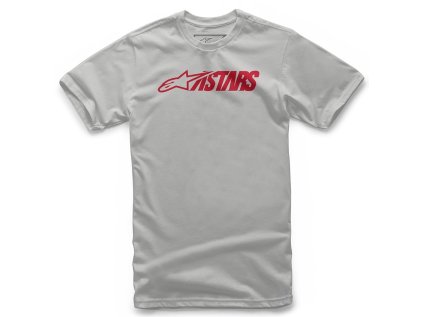 Pánské šedé tričko ANGLE BLAZE TEE Alpinestars krátké 1038-72006 19 (Varianta S)