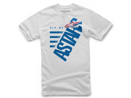 Pánské bílé tričko BIGUN TEE Alpinestars krátké 1038-72026 20 (Varianta S)