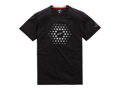 Pánské černé prémiové tričko BURST RIDE DRY TEE Alpinestars krátké 1019-73000 10 (Varianta S)