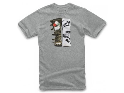 Pánské šedé tričko ROOTS TEE Alpinestars krátké 1119-72028 1026 (Varianta S)