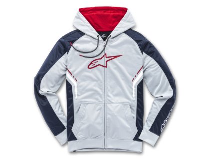 Pánská šedá mikina STRIKE FLEECE Alpinestars 1019-53102 1170 (Varianta S)