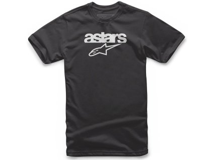 Pánské černé tričko HERITAGE BLAZE TEE Alpinestars krátké 1038-72002 10 (Varianta S)