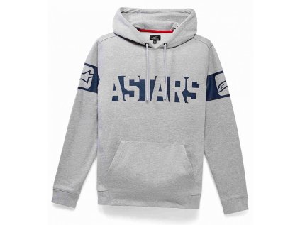 Pánská šedá mikina BROADBAND HOODIE Alpinestars 1230-51235 1026 (Varianta S)