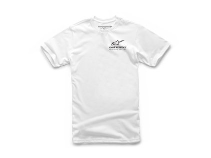 Pánské bílé tričko CORPORATE TEE Alpinestars krátké 1213-72000 20 (Varianta S)