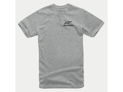 Pánské černé tričko CORPORATE TEE Alpinestars krátké 1213-72000 1026 (Varianta S)