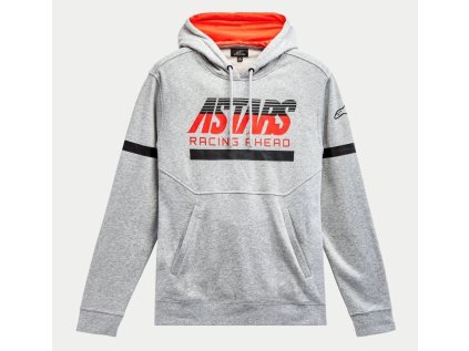 Pánská šedá mikina CLUB HOODIE Alpinestars 1213-51060 1026 (Varianta M)