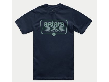 Pánské modré tričko LEVELING CSF TEE Alpinestars 1214-73144 70 (Varianta S)