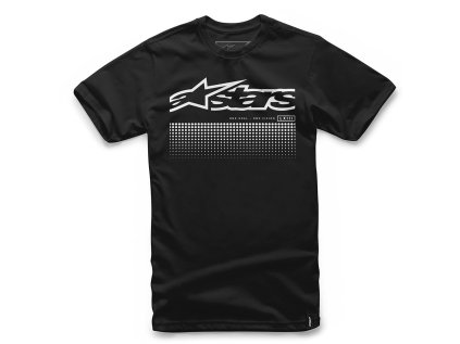 Pánské černé tričko UNIFLOW TEE Alpinestars krátké 1017-72005 10 (Varianta S)