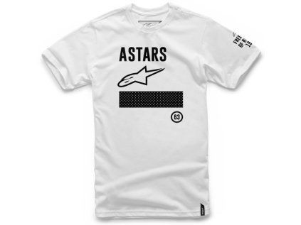 Pánské bílé tričko SET TEE Alpinestars krátké 1027-72006 20 (Varianta S)