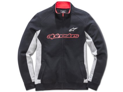 Pánská černá mikina CURB FLEECE Alpinestars 1018-53004 10 (Varianta S)