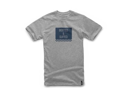Pánské šedé tričko BOOTED TEE Alpinestars 1018-72034 1026 (Varianta M)