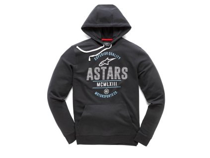 Pánská černá mikina CIVIL FLEECE Alpinestars 1019-51021 10 (Varianta S)