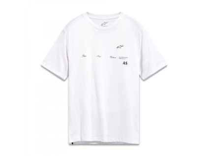 Pánské bílé tričko EVOLVING CSF SS TEE Alpinestars 1244-72140 20 (Varianta S)