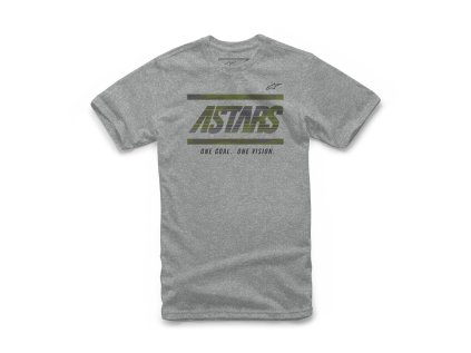 Pánské šedé tričko DRAFT TEE Alpinestars 1212-72072 1020 (Varianta S)