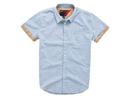 Pánská modrá košile TREAD SS Alpinestars krátka 1015-32001 72 (Varianta S)