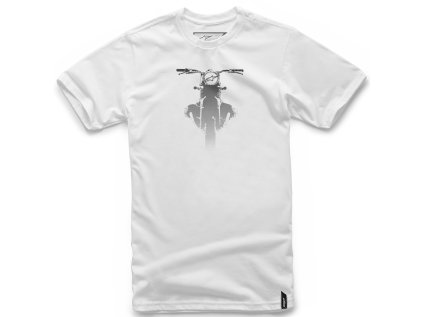Pánské bílé tričko BOXED TEE Alpinestars krátké 1018-72032 20 (Varianta S)
