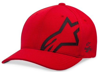 Pánská červená kšiltovka CORP SHIFT SONIC TECH HAT Alpinestars 1019-81110 3010 (Varianta S-M)