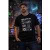 231 pánské tričko černé delorean