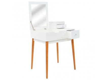 Toaletní stolek se zrcadlem MDF 60 x 50 x 86 cm