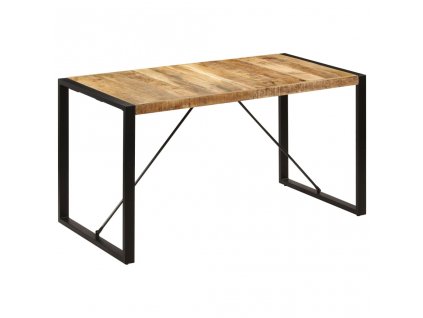 Jídelní stůl 140 x 70 x 75 cm masivní mangovníkové dřevo