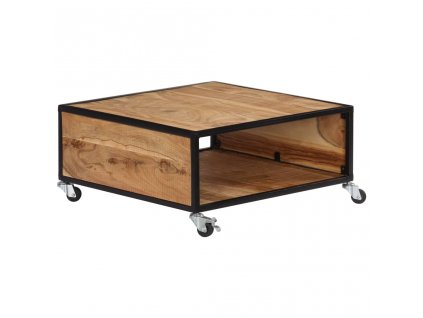 Konferenční stolek 70 x 70 x 32 cm masivní akáciové dřevo