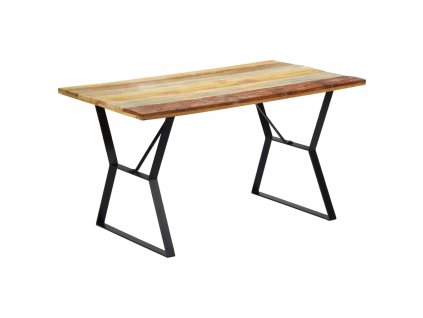 Jídelní stůl 140 x 80 x 76 cm masivní recyklované dřevo