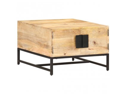 Konferenční stolek 67 x 67 x 45 cm masivní mangovníkové dřevo