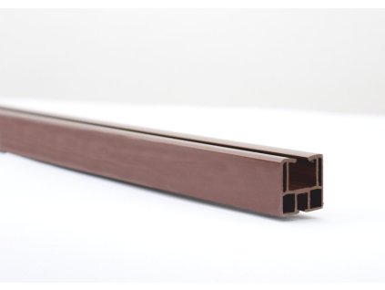 NOSNÝ PROFIL KE SHRNOVACÍM DVEŘÍM 1,8m - HNĚDÁ