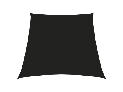 Stínicí plachta oxfordská látka lichoběžník 3/5 x 4 m černá